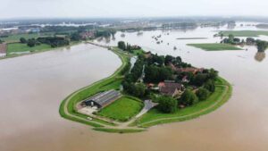 Beeld van de Grensmaas bij Visserweert vijf jaar geleden