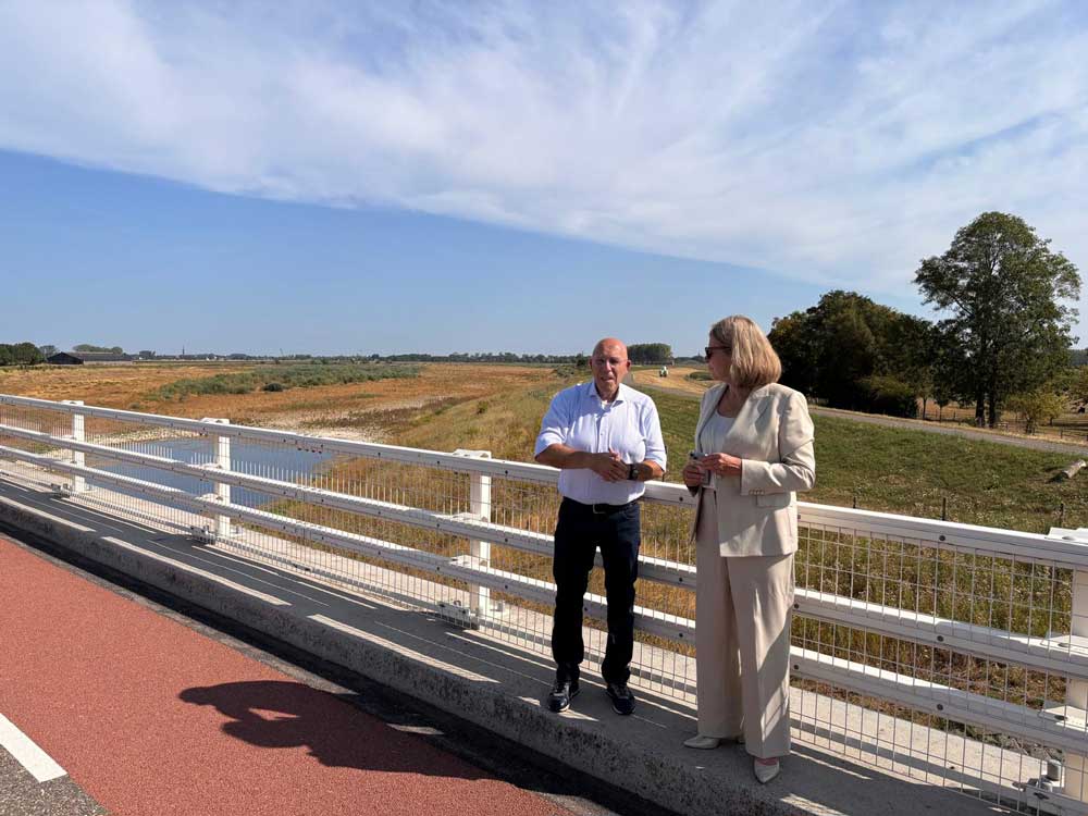 Saskia Borgers en Kees van der Veeken op de Brök in Illikhoven